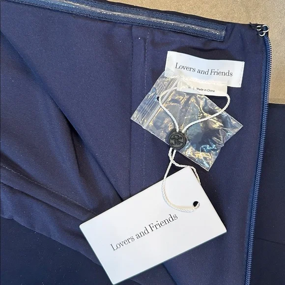 Lovers + Friends Colette Mini Dress in Navy Blue - Picture 12 of 13